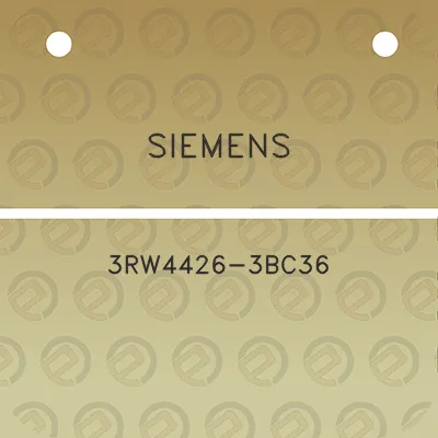 siemens-3rw4426-3bc36