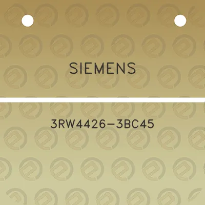 siemens-3rw4426-3bc45