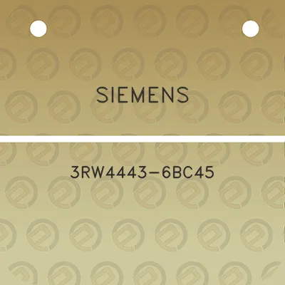 siemens-3rw4443-6bc45