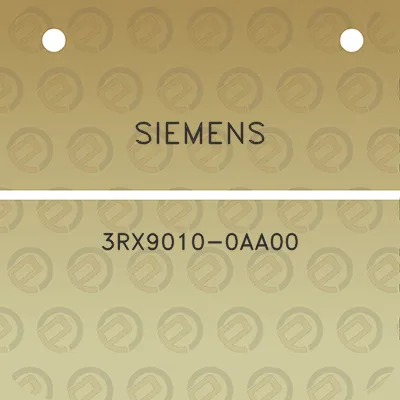 siemens-3rx9010-0aa00