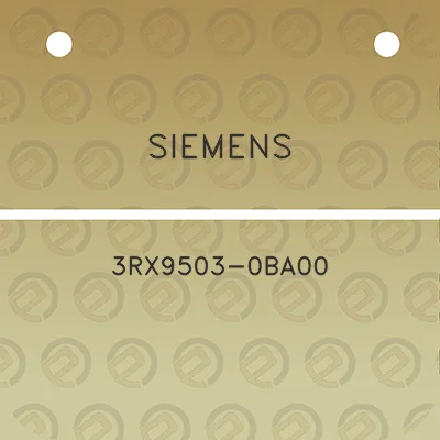 siemens-3rx9503-0ba00