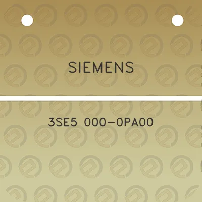 siemens-3se5-000-0pa00