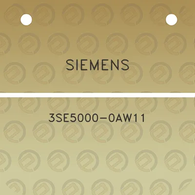 siemens-3se5000-0aw11