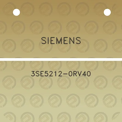 siemens-3se5212-0rv40