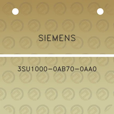 siemens-3su1000-0ab70-0aa0