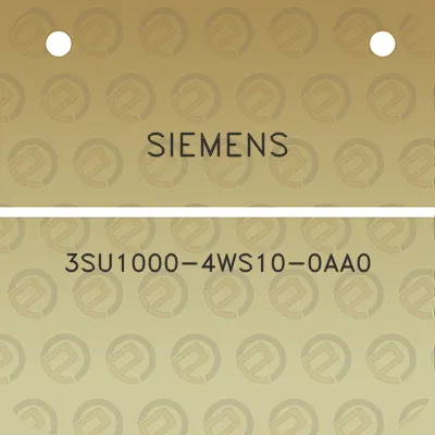 siemens-3su1000-4ws10-0aa0