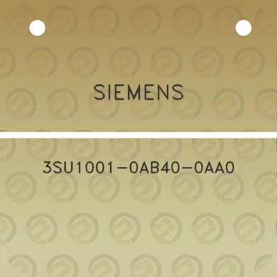 siemens-3su1001-0ab40-0aa0