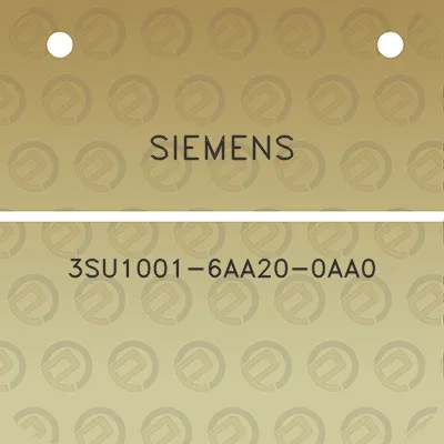 siemens-3su1001-6aa20-0aa0