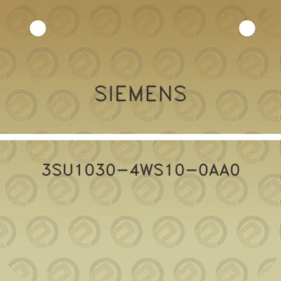 siemens-3su1030-4ws10-0aa0