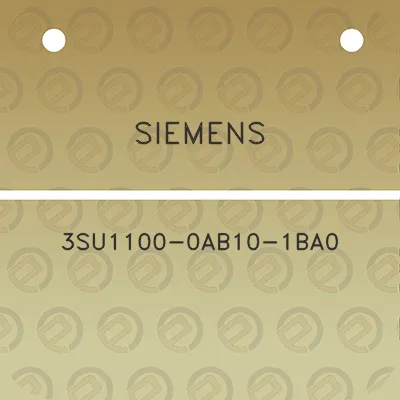 siemens-3su1100-0ab10-1ba0