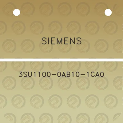 siemens-3su1100-0ab10-1ca0