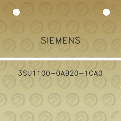 siemens-3su1100-0ab20-1ca0