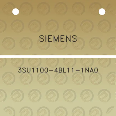 siemens-3su1100-4bl11-1na0