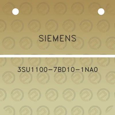 siemens-3su1100-7bd10-1na0