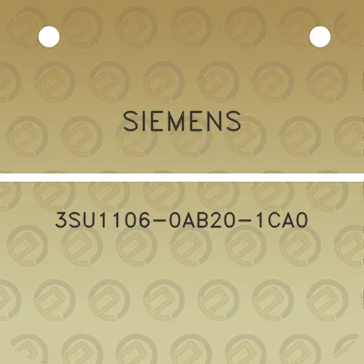 siemens-3su1106-0ab20-1ca0