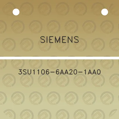 siemens-3su1106-6aa20-1aa0