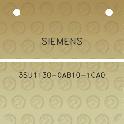 siemens-3su1130-0ab10-1ca0