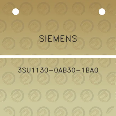 siemens-3su1130-0ab30-1ba0