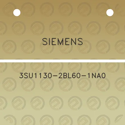 siemens-3su1130-2bl60-1na0