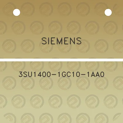 siemens-3su1400-1gc10-1aa0