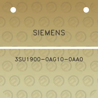 siemens-3su1900-0ag10-0aa0