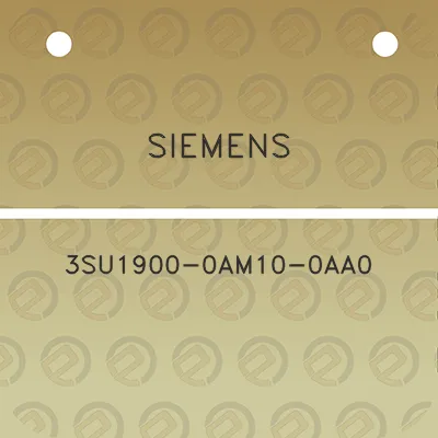 siemens-3su1900-0am10-0aa0