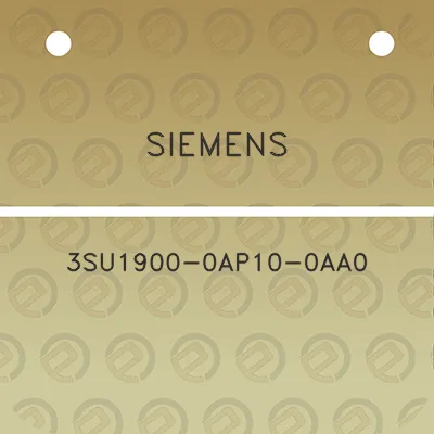 siemens-3su1900-0ap10-0aa0