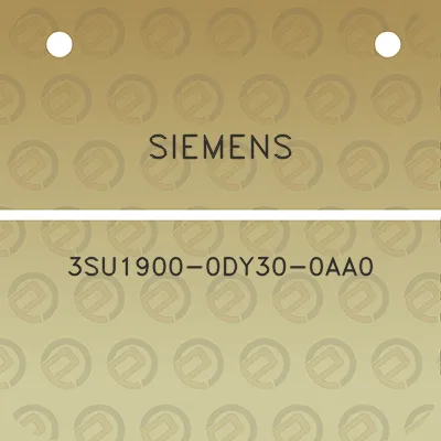 siemens-3su1900-0dy30-0aa0