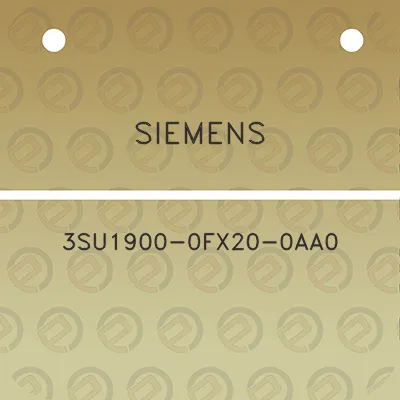 siemens-3su1900-0fx20-0aa0