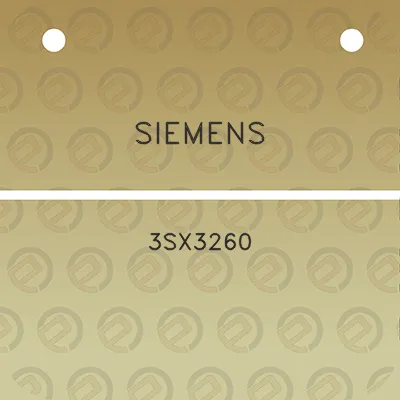 siemens-3sx3260