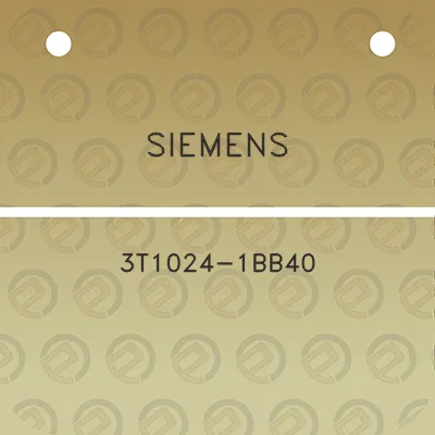 siemens-3t1024-1bb40