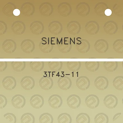 siemens-3tf43-11