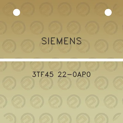 siemens-3tf45-22-0ap0