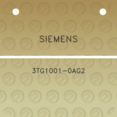 siemens-3tg1001-0ag2