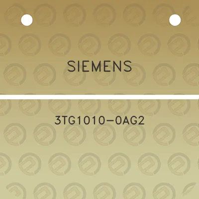 siemens-3tg1010-0ag2