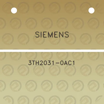 siemens-3th2031-0ac1