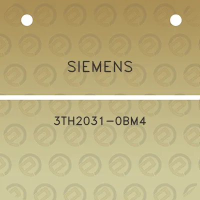 siemens-3th2031-0bm4