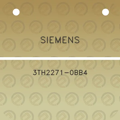 siemens-3th2271-0bb4