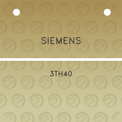 siemens-3th40