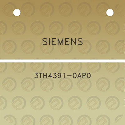 siemens-3th4391-0ap0