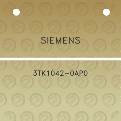 siemens-3tk1042-0ap0