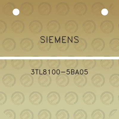 siemens-3tl8100-5ba05