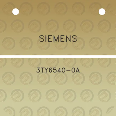 siemens-3ty6540-0a