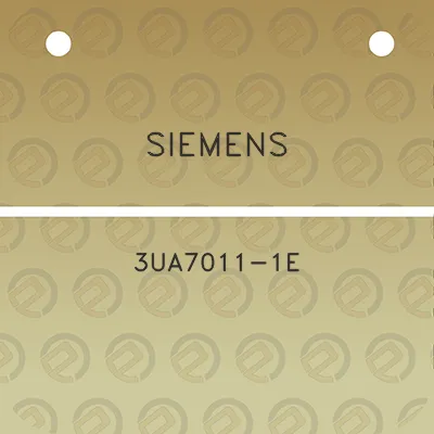 siemens-3ua7011-1e