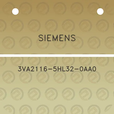 siemens-3va2116-5hl32-0aa0