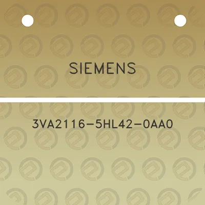 siemens-3va2116-5hl42-0aa0