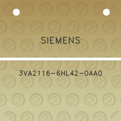 siemens-3va2116-6hl42-0aa0