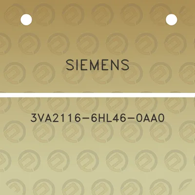 siemens-3va2116-6hl46-0aa0