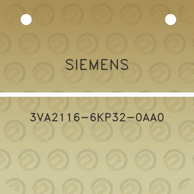 siemens-3va2116-6kp32-0aa0