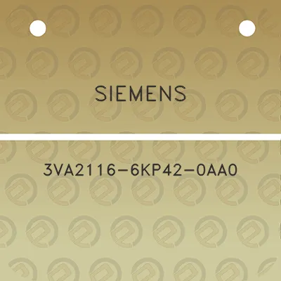 siemens-3va2116-6kp42-0aa0